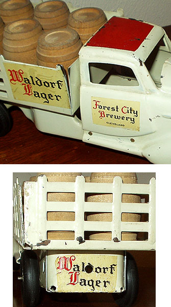 photo toy beer advertising truck rare art deco toy truck
