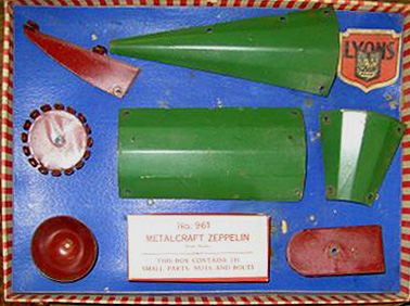 metal blimp zeppelin toy